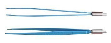 Straight bipolar tweezers (closed jaws 12x3x1 mm), 250 mm ПП-013 photo