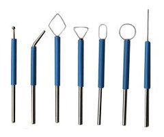 A set of monopolar cosmetic electrodes (7 electrodes, thread thickness 0.2 mm) 04800 photo