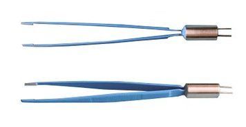 Straight bipolar tweezers (closed jaws 10x2x1 mm), 160 mm ПП-004 photo