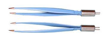 Straight bipolar tweezers (open jaws 10x3x1 mm), 200 mm ПП-007 photo