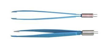 Straight bipolar tweezers (closed jaws 20x3 mm), 200 mm ПП-009 photo