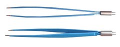Пинцет биполярный прямой (открытые бранши 10х3х1 мм), 250 мм ПП-012 фото